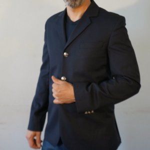 Cyrillus Summer Weight Navy Blue Men's Blazer